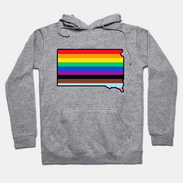 South Dakota Pride Hoodie by fearcity